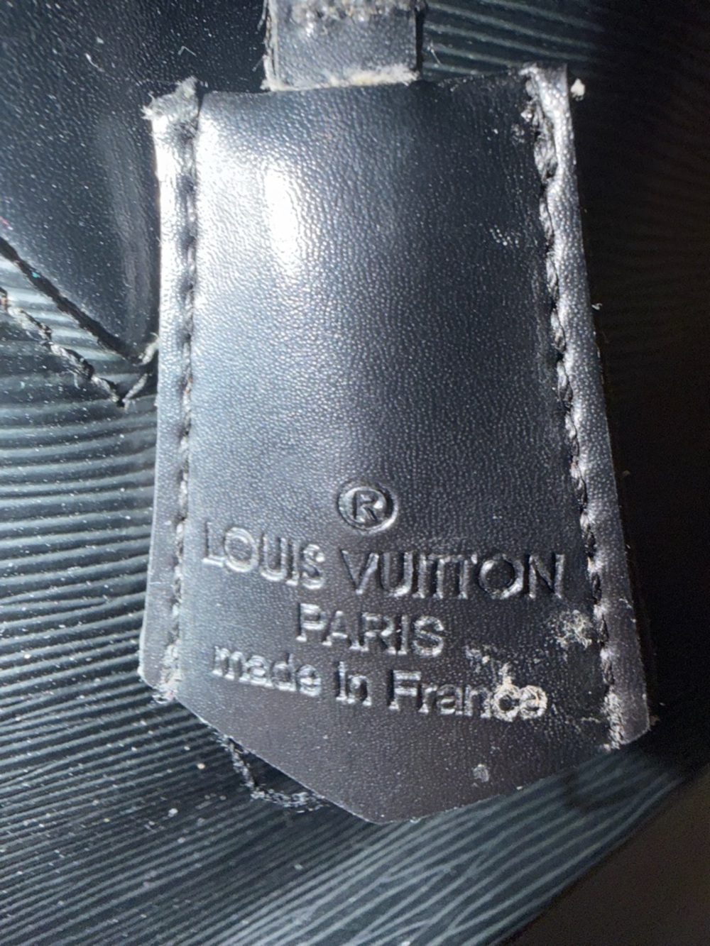 LOUIS VUITTON Epi Leather Sablon Handbag Black Tophandle bag - Fair condition - Picture 2 of 12